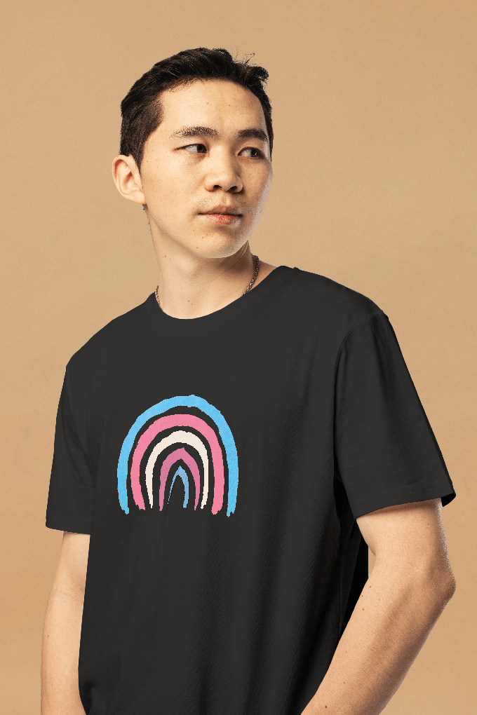 Transgender Rainbow T-Shirt from Pitod