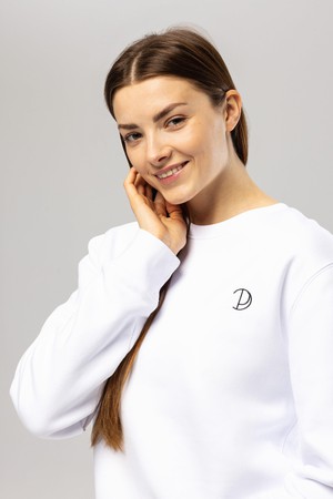 Embroidered Logo Sweatshirt Unisex from Pitod