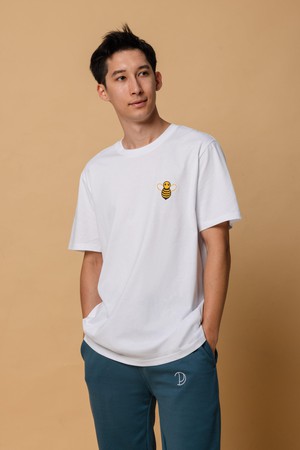 Embroidered Bee T-Shirt Unisex from Pitod