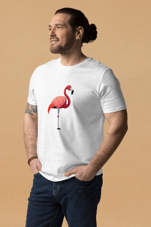 Flamingo T-Shirt Unisex from Pitod