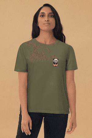 Panda Bear T-Shirt Unisex from Pitod