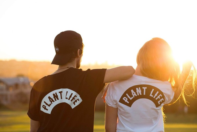 Plant Life Classic - White T-Shirt from Plant Faced Clothing