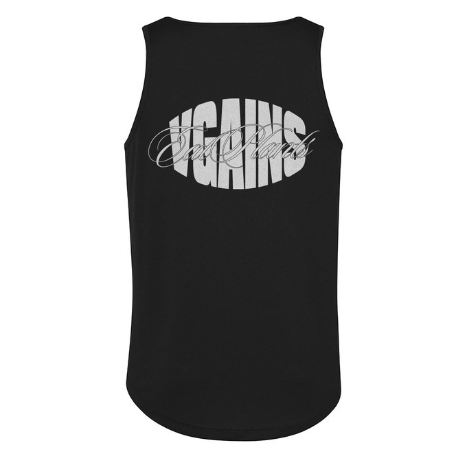 VGAINS Training Vest - Black from Plant Faced Clothing