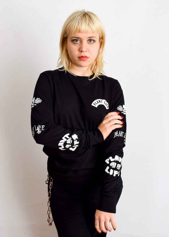 Plant Life Long Sleeve - Black from Plant Faced Clothing