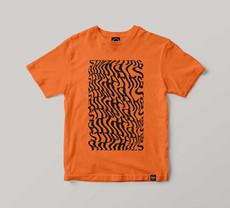 Illusions Tee - Stop Eating Animals - Alarm Orange via Plant Faced Clothing