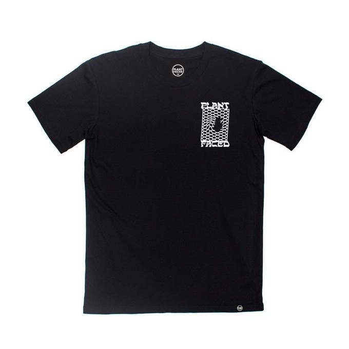 Make The Connection Double Tee - Black from Plant Faced Clothing