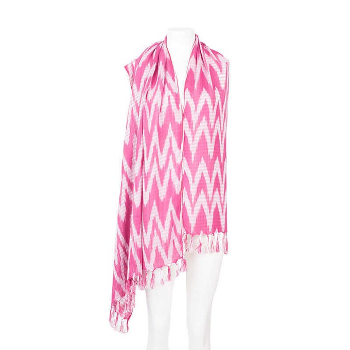 Shawl Pink Waves - Fashionable, Ecofriendly and Fair trade from Quetzal Artisan