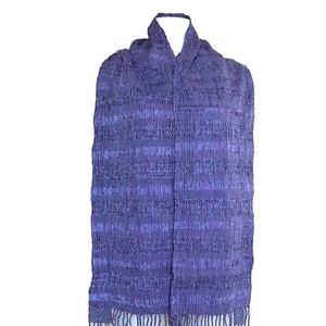 Scarf Lilac - Natural dyes - Handwoven - Ecofriendly & Fair from Quetzal Artisan