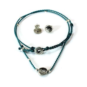 Necklace & Earrings Water - Pretty, Handmade and Fairtrade from Quetzal Artisan