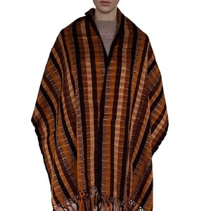 Scarf with Fringes Terracotta - Handwoven - Beautiful & Fair from Quetzal Artisan