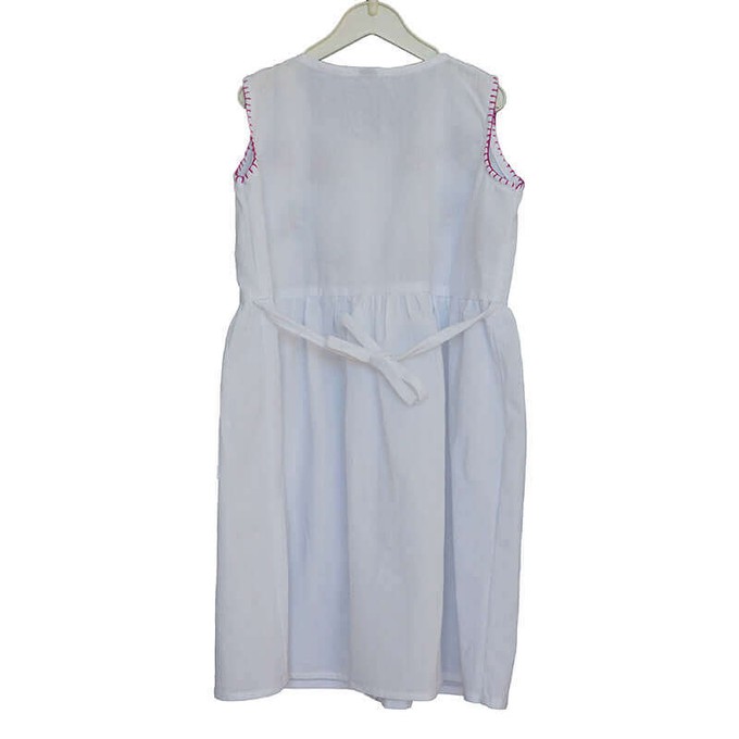 Cotton Dress Blue Moon 10 - Age 3-4 years - Lovely and Fair from Quetzal Artisan