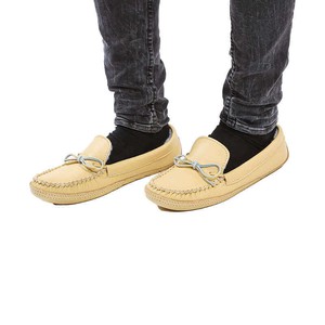 Men Moccasins Natural - Handmade Slippers Shoe sizes 40-48 from Quetzal Artisan