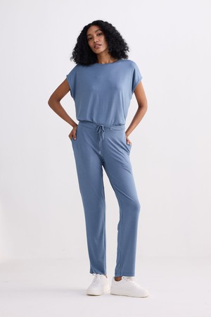 Relaxed Tee Set in Blue from Reistor