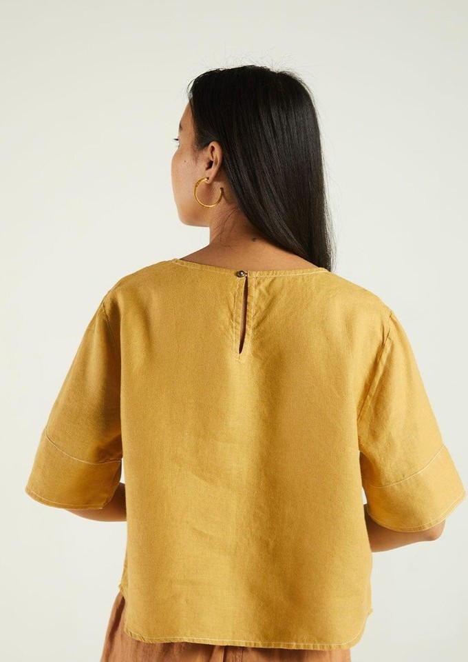 Summer Muse Top in Mustard from Reistor