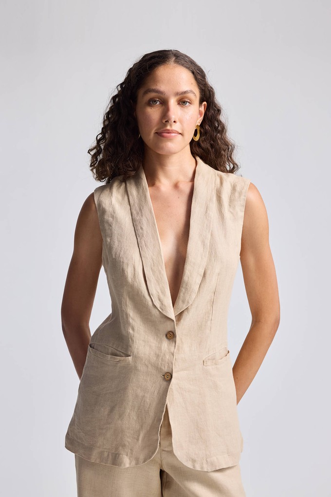 Sleeveless Hemp Jacket from Reistor