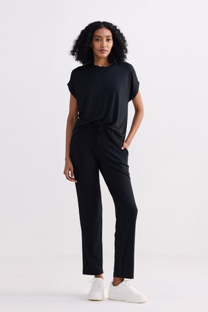 Relaxed Tee Set in Black from Reistor