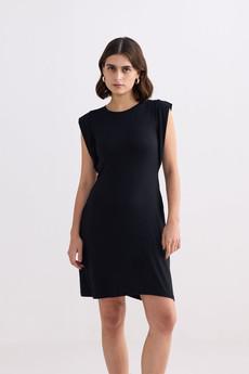 Muscle Tee Short Dress in Black via Reistor