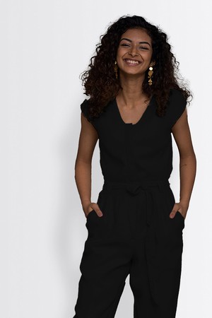 Hemp Noir Jumpsuit from Reistor