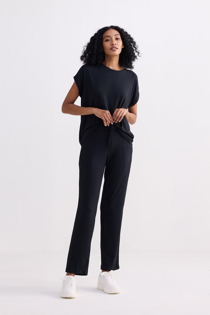 Relaxed Tee Set in Black from Reistor