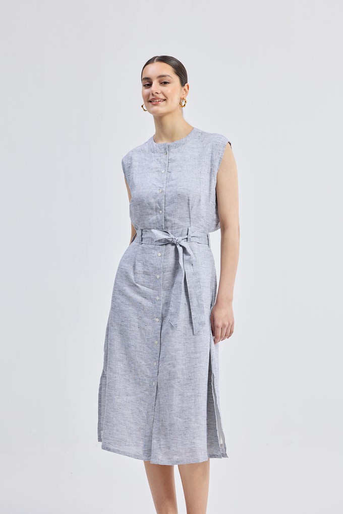 Back Cut Out Linen Dress from Reistor