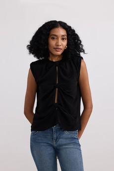 The Knot-so-Basic Top in Black via Reistor