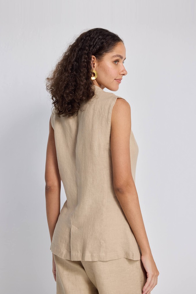 Sleeveless Hemp Jacket from Reistor