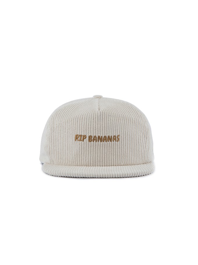 Cream Unconstructed Snapback from Rip Bananas