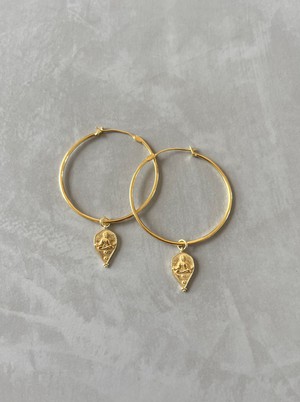 Multi Charm Hoop Earrings from Rize