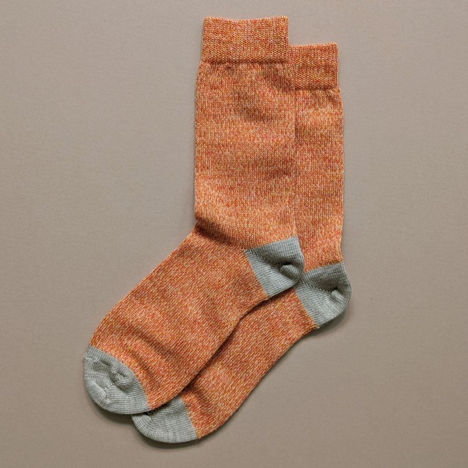 Fine Merino Wool Socks | Tangerine from ROVE