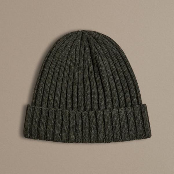 Lambswool Beanie | Seaweed Green from ROVE