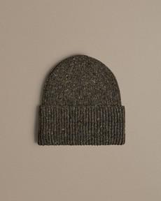 Unisex Donegal Beanie | Grey Fleck via ROVE