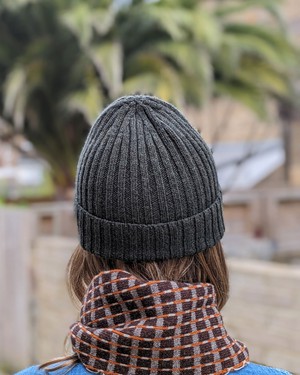 Lambswool Beanie | Seaweed Green from ROVE