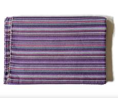 Soft cotton striped scarf, handwoven in Nepal via Shakti.ism