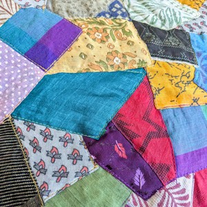 Handmade Patchwork Sari Cushion Cover from Shakti.ism