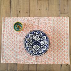 Block-printed organic cotton placemats (set of 2) via Shakti.ism