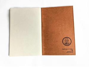 Eco friendly Lokta paper pocket notebook from Shakti.ism