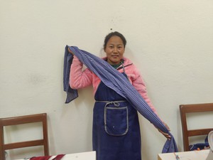 Soft cotton solid scarf, handwoven in Nepal from Shakti.ism