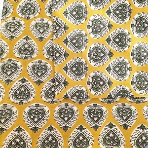 Bagru block-printed placemats set of 2, handmade table mats from Shakti.ism