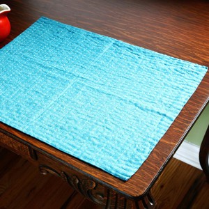 Sari placemats, handmade, set of 2, table mats, reversible from Shakti.ism