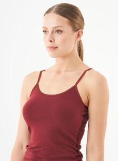 Singlet Alina Bordeaux via Shop Like You Give a Damn