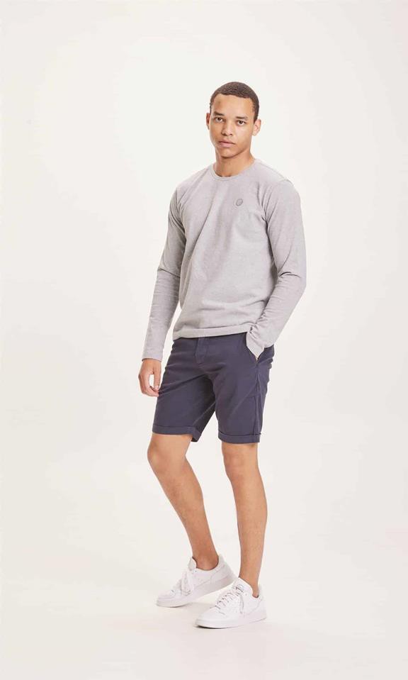 Chino Short Normaal Blauw from Shop Like You Give a Damn