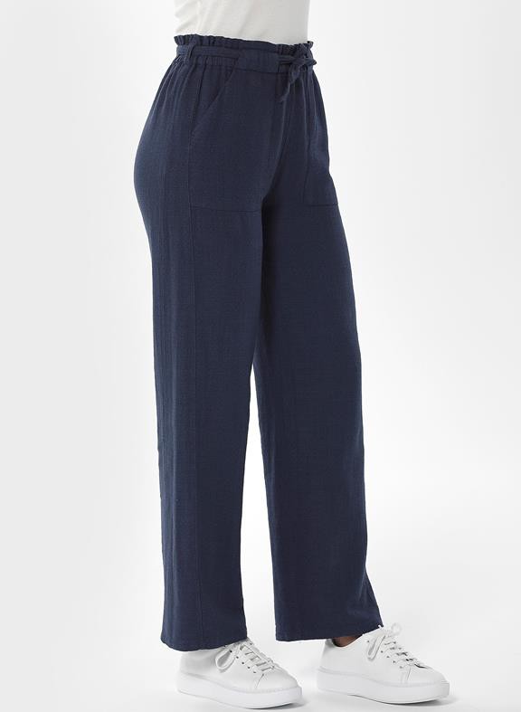 Broek Navy from Shop Like You Give a Damn