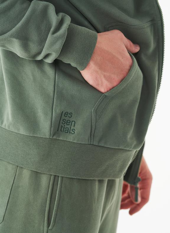 Unisex Zip-Up Hoodie Junda Olive from Shop Like You Give a Damn