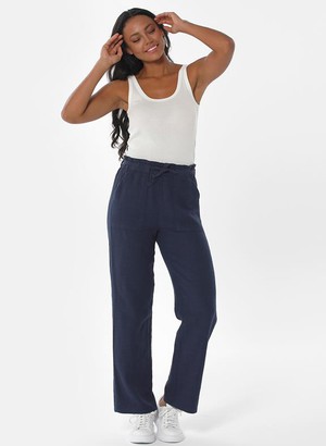 Broek Navy from Shop Like You Give a Damn