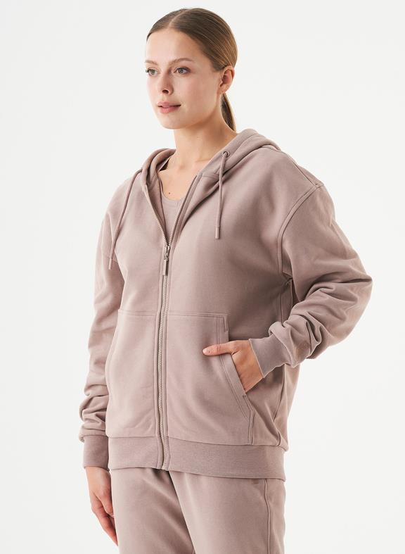 Unisex Zip-Up Hoodie Junda Mocha from Shop Like You Give a Damn