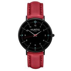 Moderno Horloge All Black & Rood via Shop Like You Give a Damn