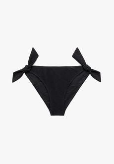 Bikini Slip Halesia Zwarte Structuur via Shop Like You Give a Damn