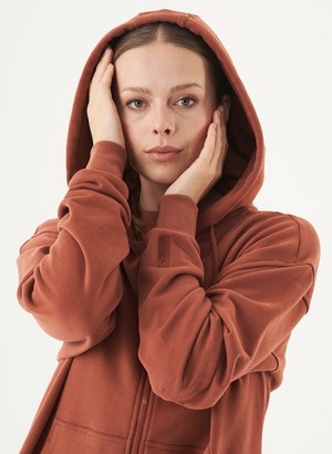 Unisex Zip-Up Hoodie Junda Cinnamon from Shop Like You Give a Damn