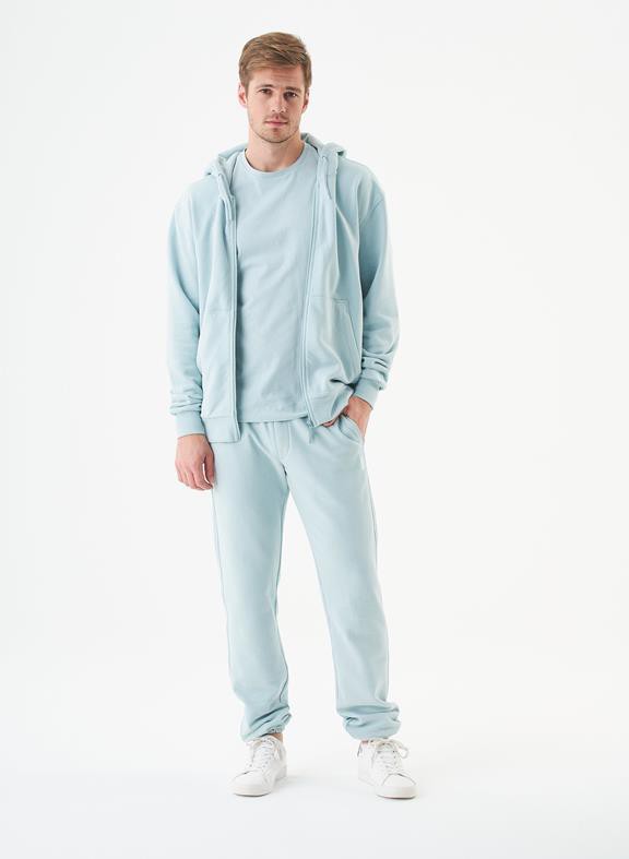 Unisex Zip-Up Hoodie Junda Mint Blue from Shop Like You Give a Damn