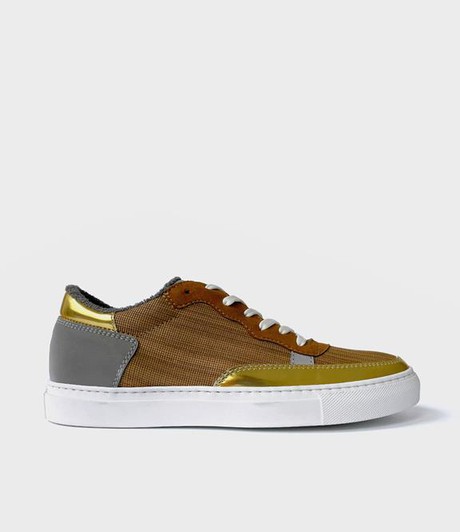 Sneakers Wood Brown Gold from Shop Like You Give a Damn